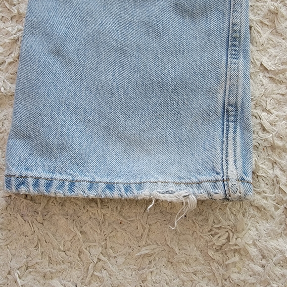 Levis 505 Mens Jeans Orange Tabs 36 X 30 Regular Fit Straight Leg Denim - Picture 5 of 11